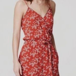 NWOT LOFT Floral Romper, Size S